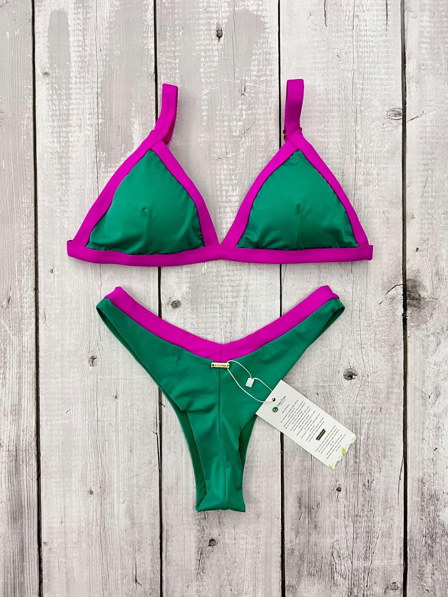 Ibiza Bicolor Triangle Bikini Set