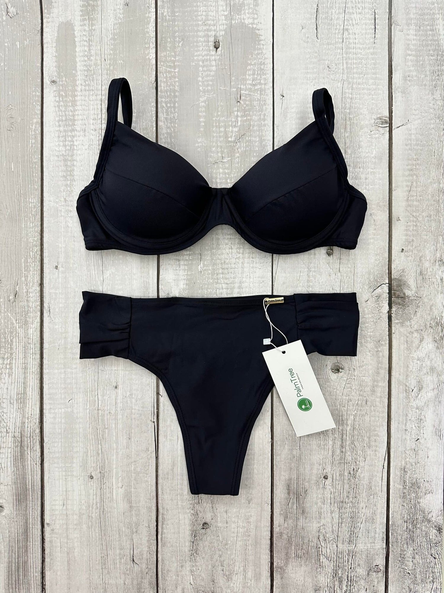 Santorini High Waisted Bra Bikini Set