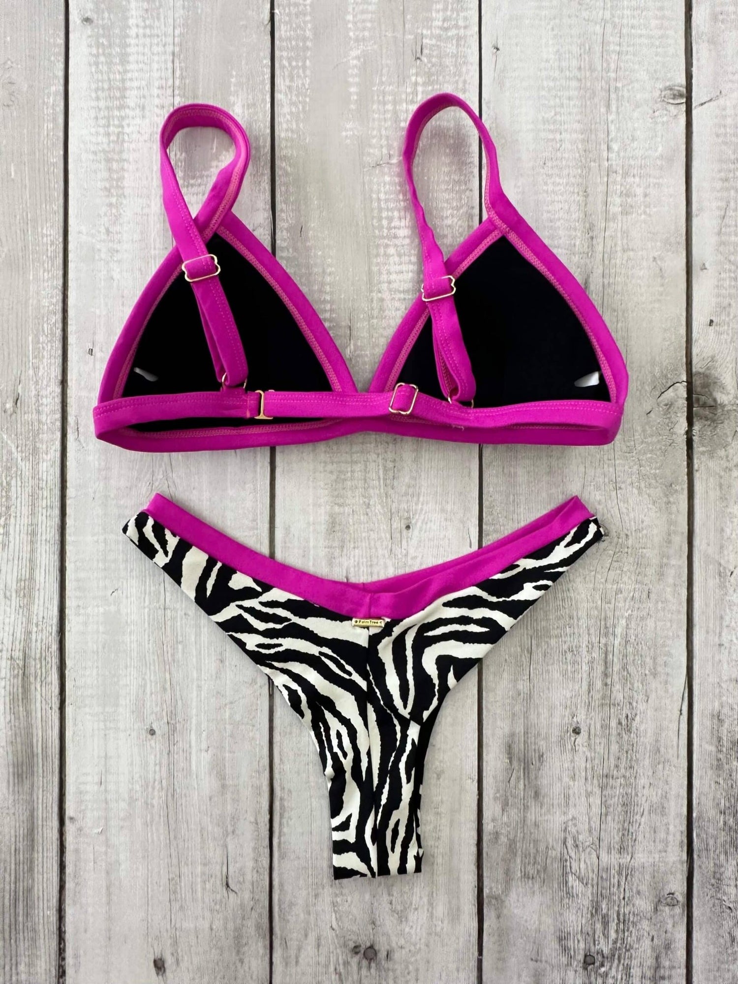 Ibiza Animal Print Triangle Bikini Set