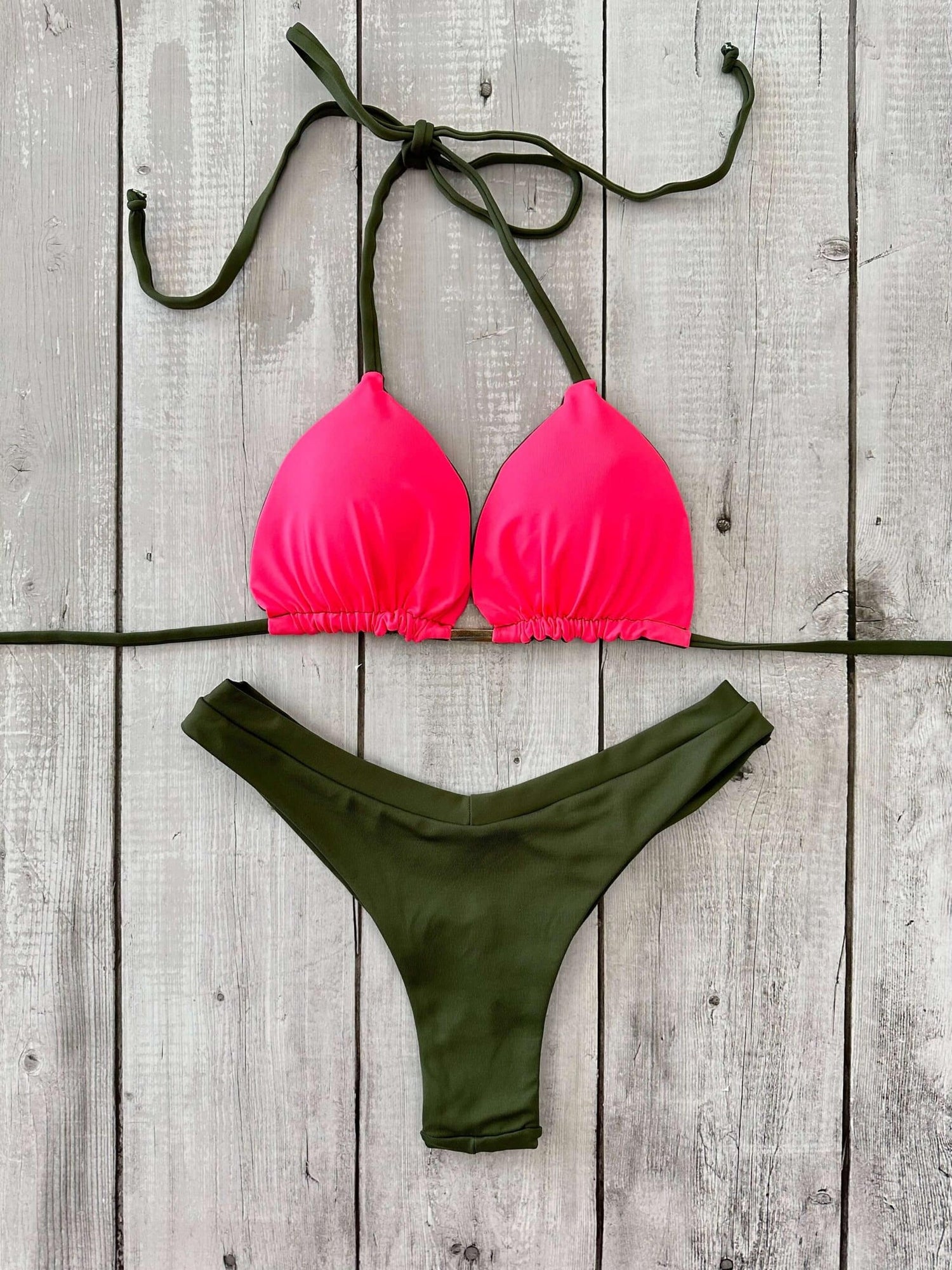 Tulum Matte Triangle Bikini Set