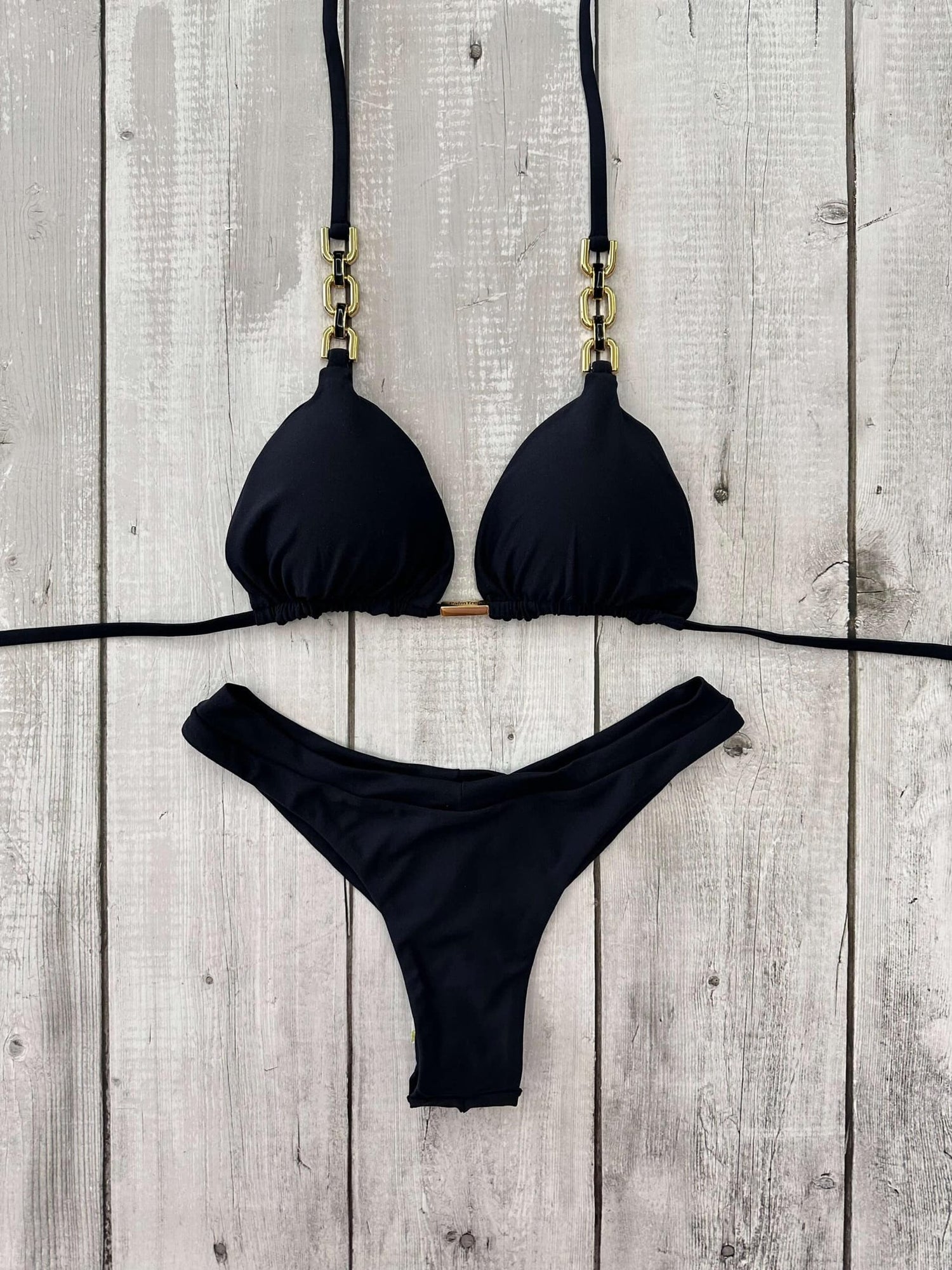 Tulum Lux Chain Triangle Bikini Set