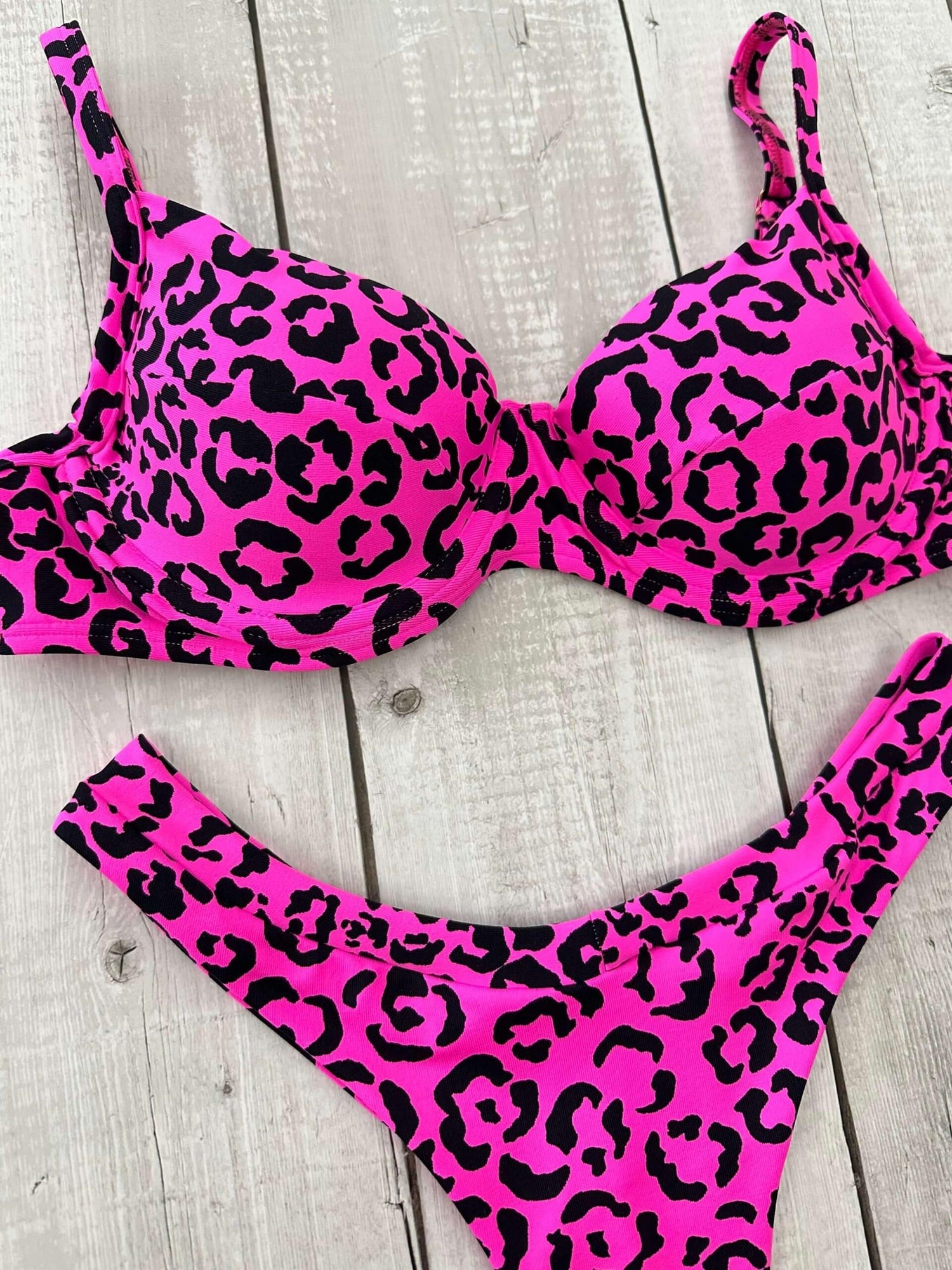 Maldives Animal Print Underwire Bra Bikini Set