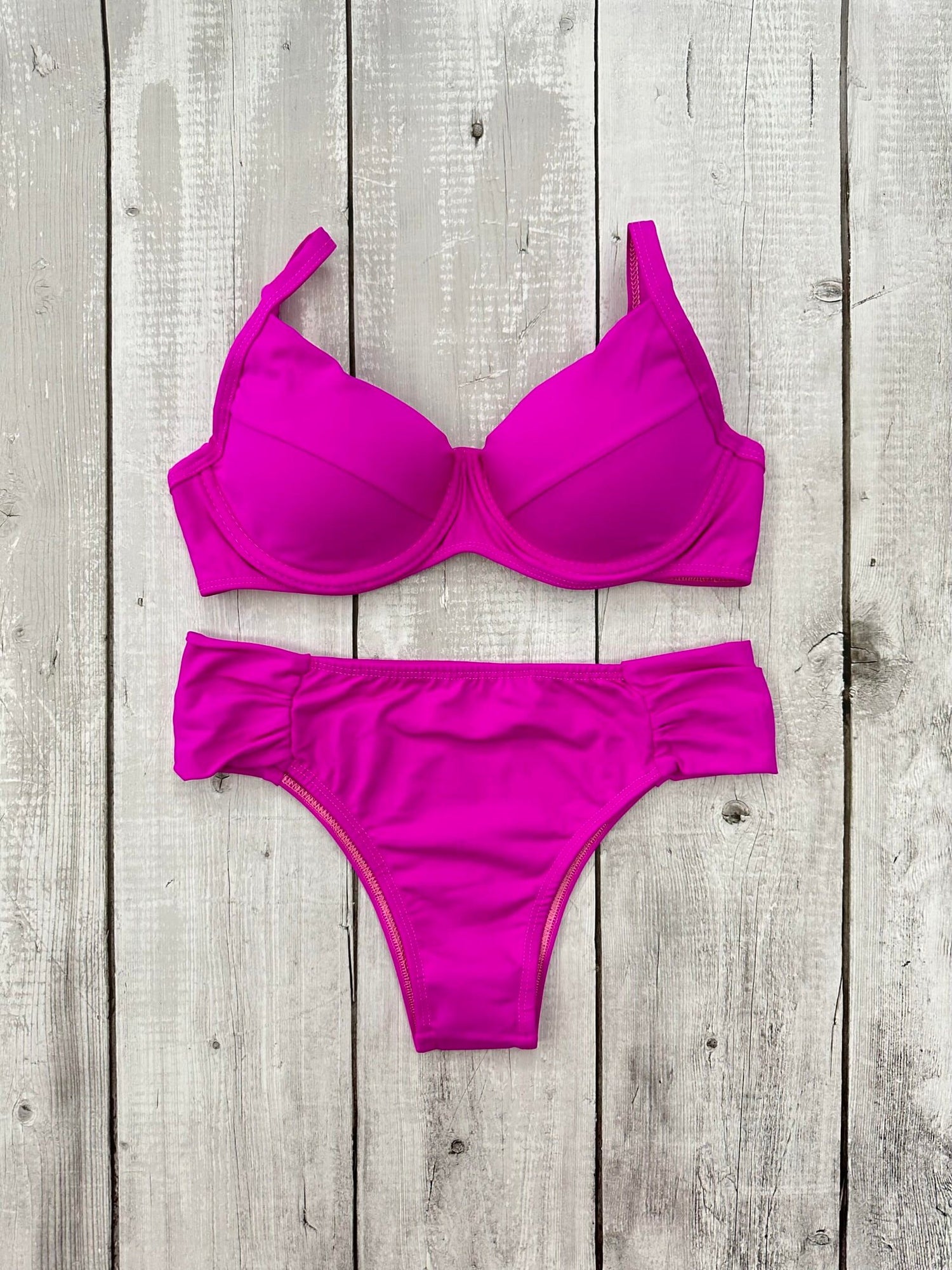 Santorini High Waisted Bra Bikini Set