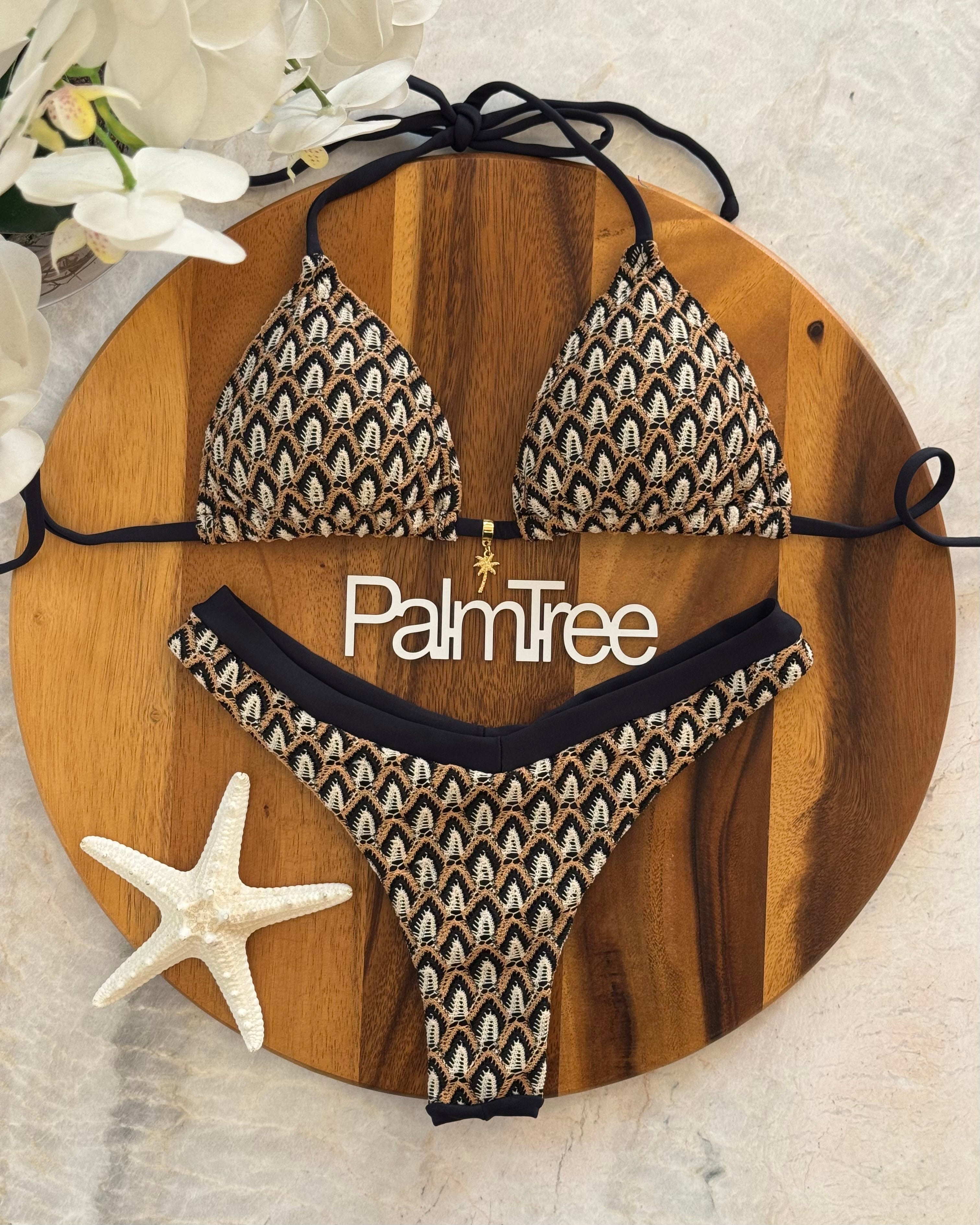 Tulum Shell Lace Triangle Bikini Set – Palmtree Fashion Beach For ...