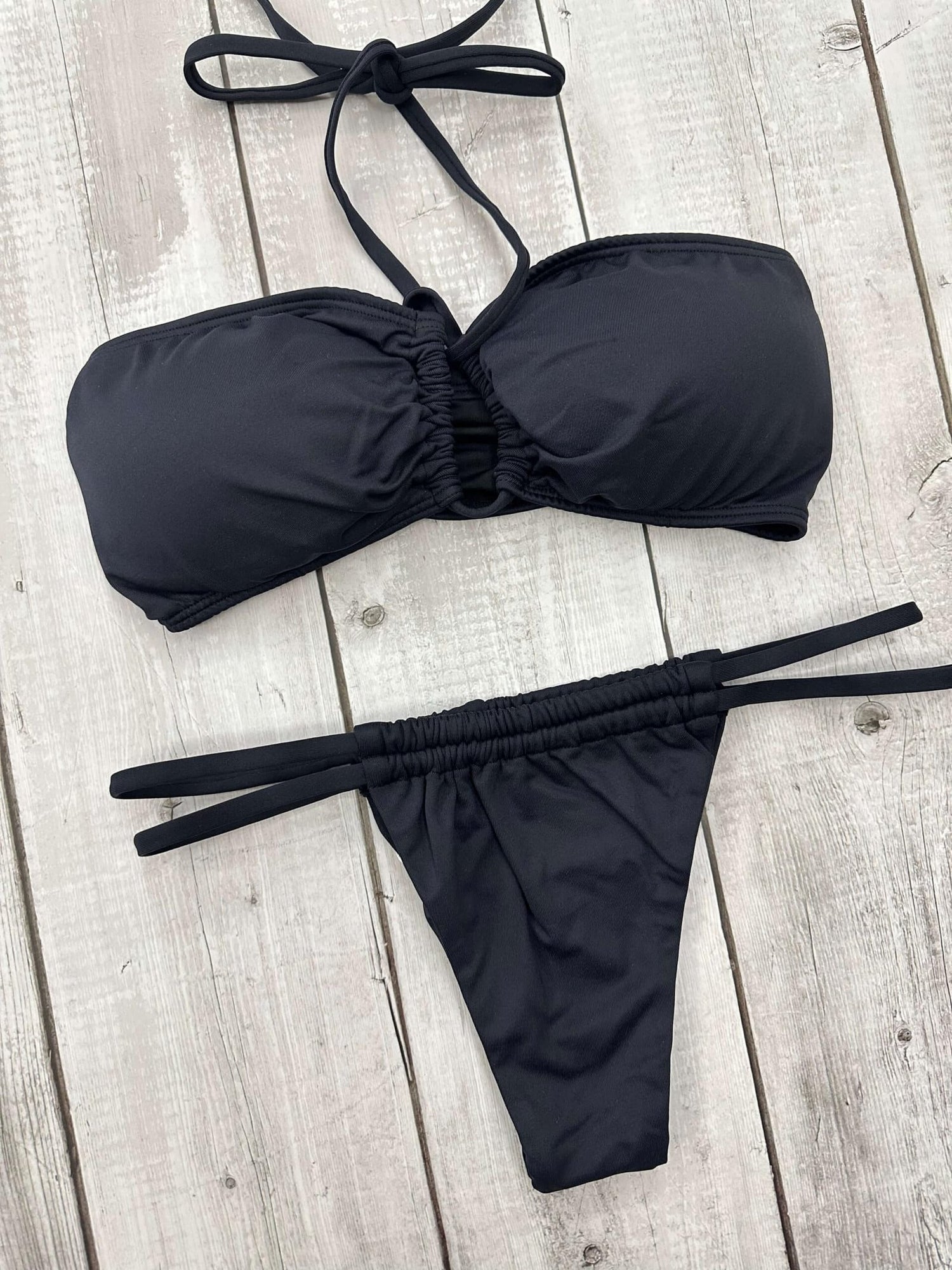 Cannes Strapless Bandeau Bikini Set