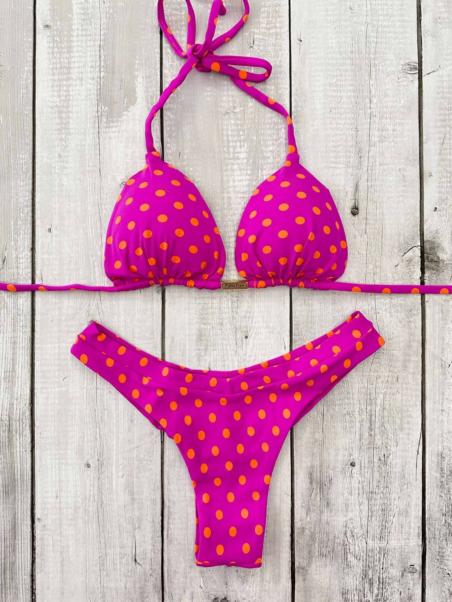 Tulum Printed Triangle Bikini Set