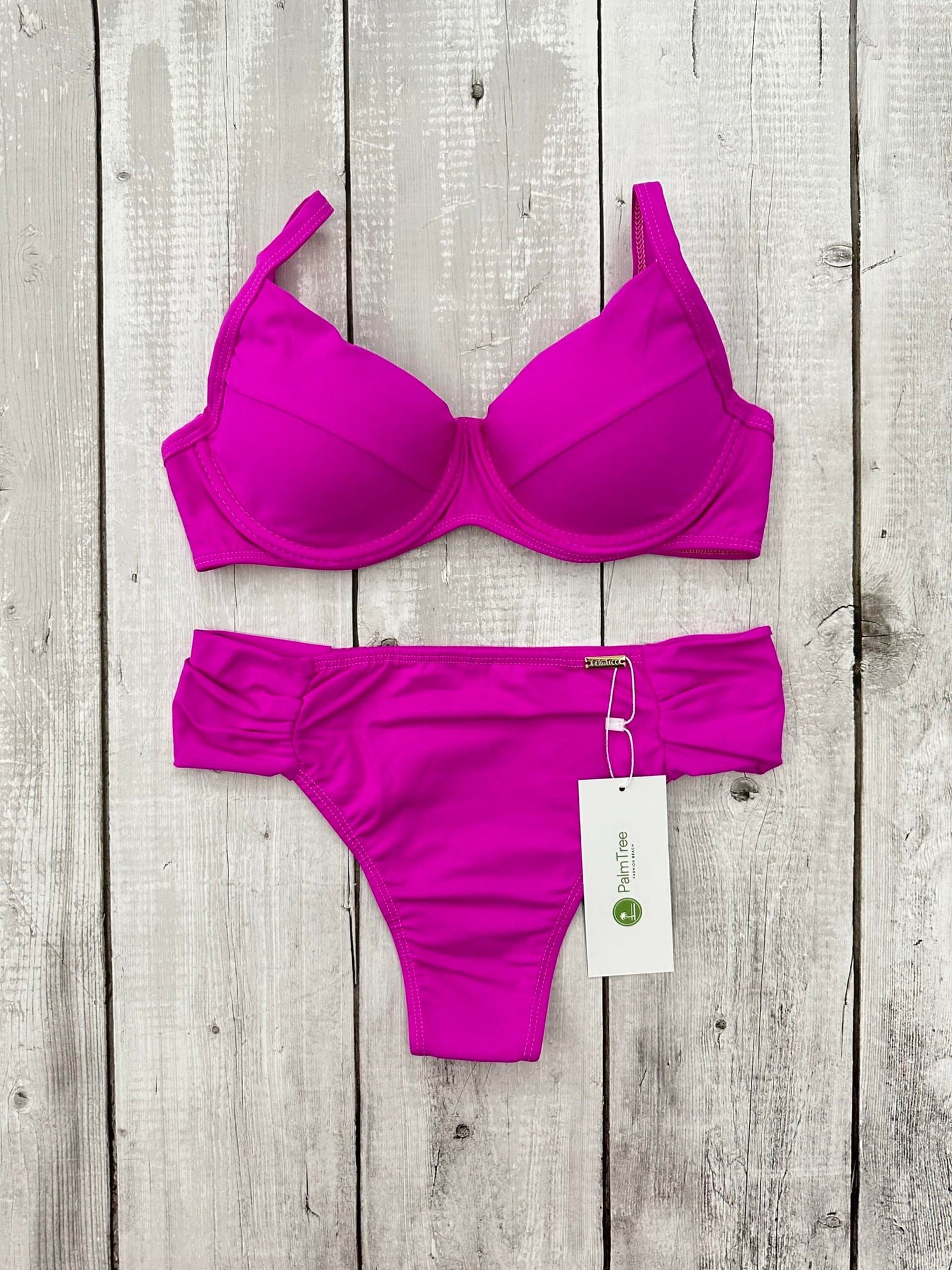 Santorini High Waisted Bra Bikini Set