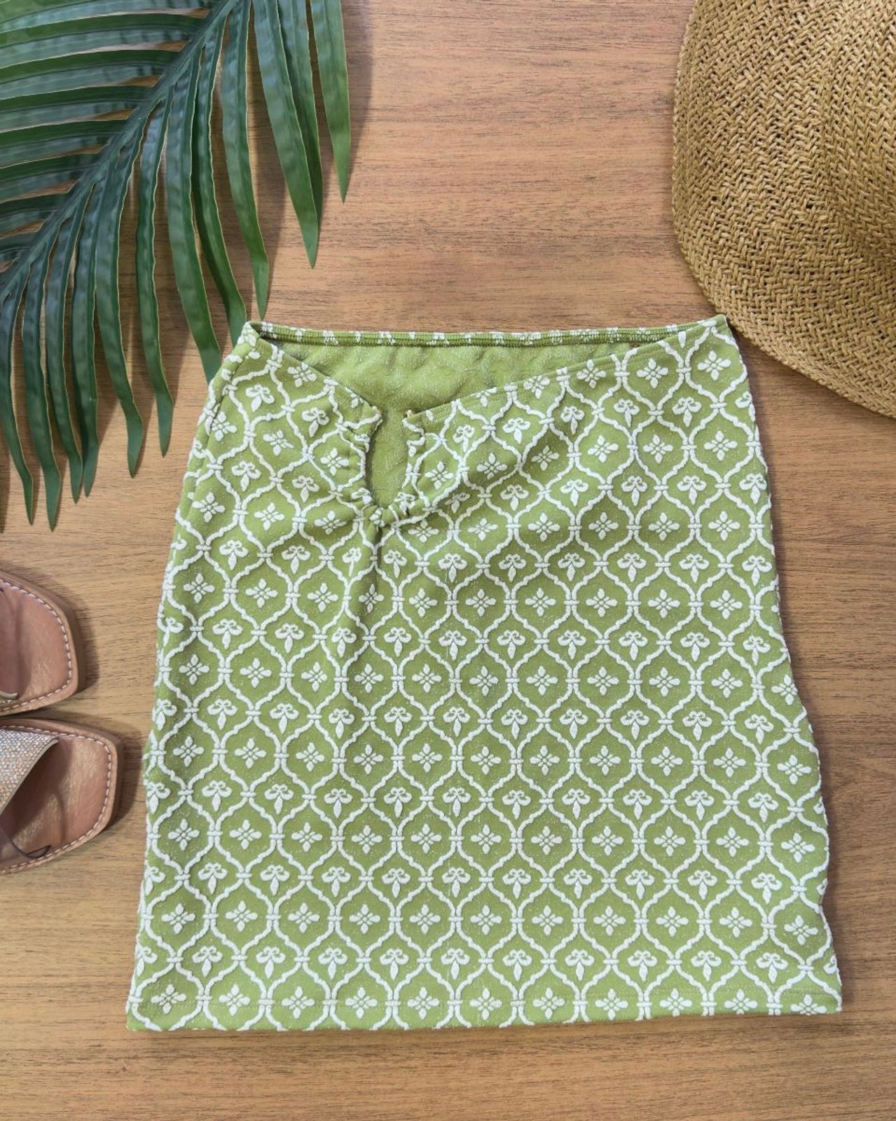 Riviera Jacquard Mini Skirt