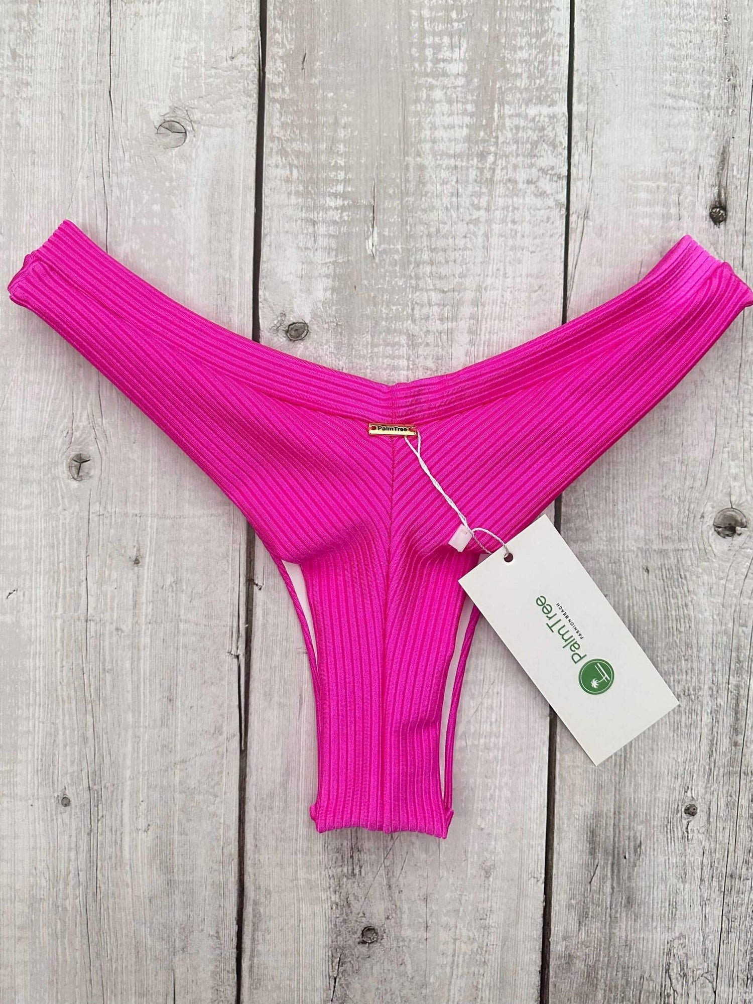 Maldives Neon Shimmer Ribbed Underwire Bra Bikini Set