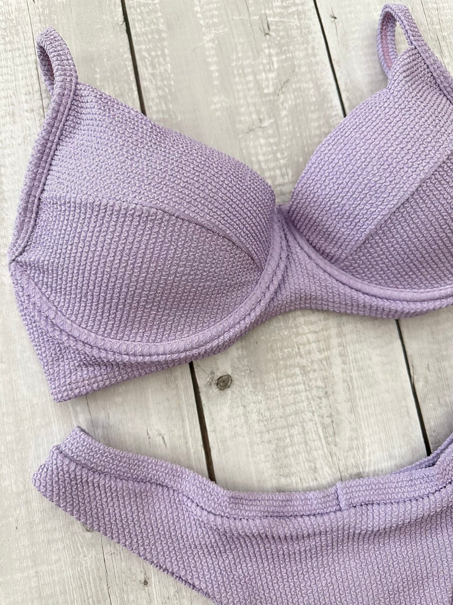 Maldives Crinkle Underwire Bra Bikini Set