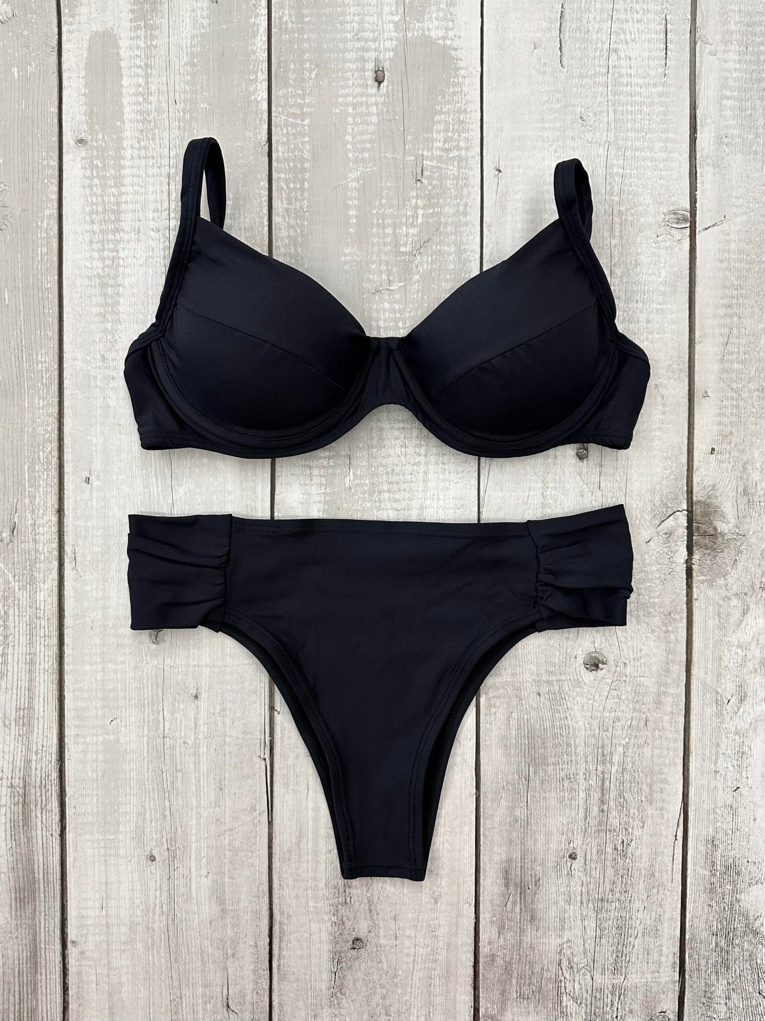 Santorini High Waisted Bra Bikini Set