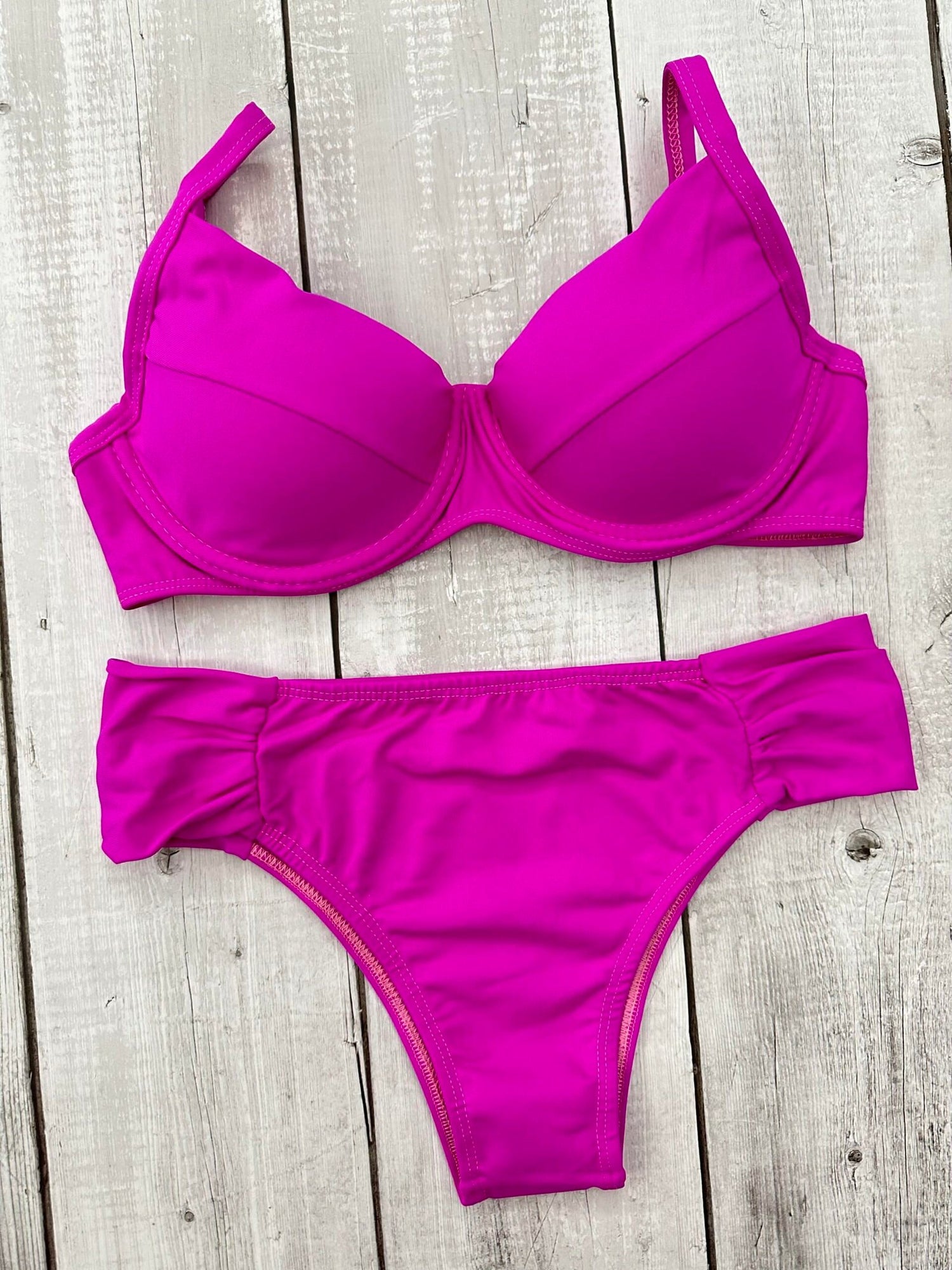 Santorini High Waisted Bra Bikini Set