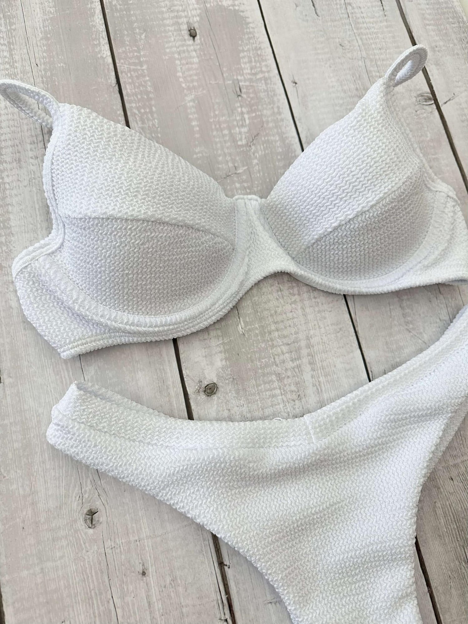 Maldives Crinkle Underwire Bra Bikini Set