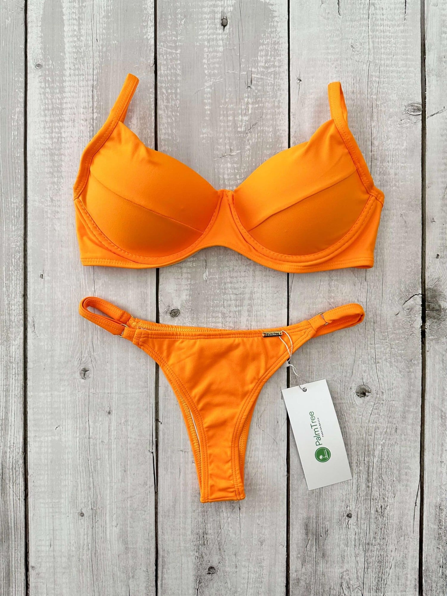Marbella Neon Underwire Bra Bikini Set