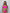 Marbella Lux Pink Shimmer Ribbed Chain Underwire Bra Bikini Set