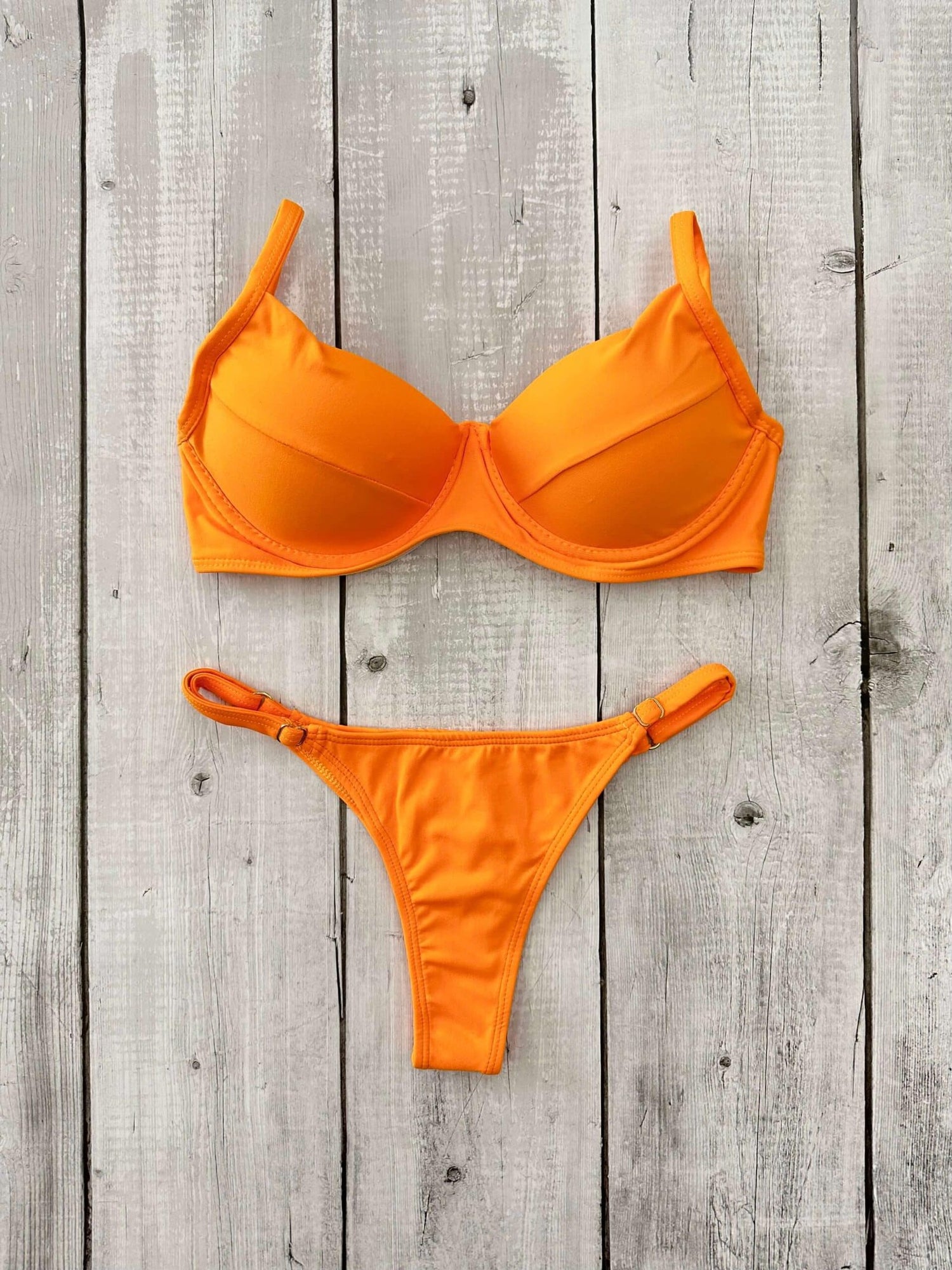 Marbella Neon Underwire Bra Bikini Set