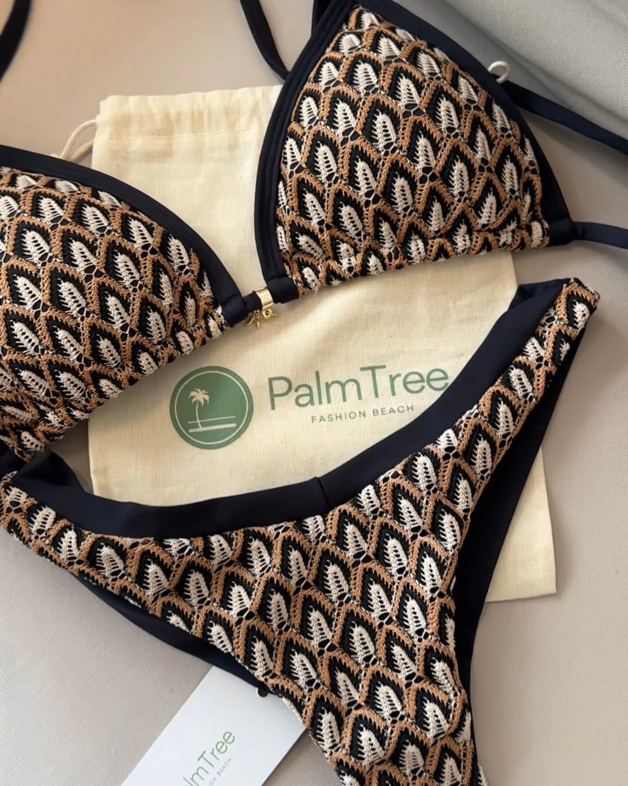 Tulum Shell Triangle Bikini Set