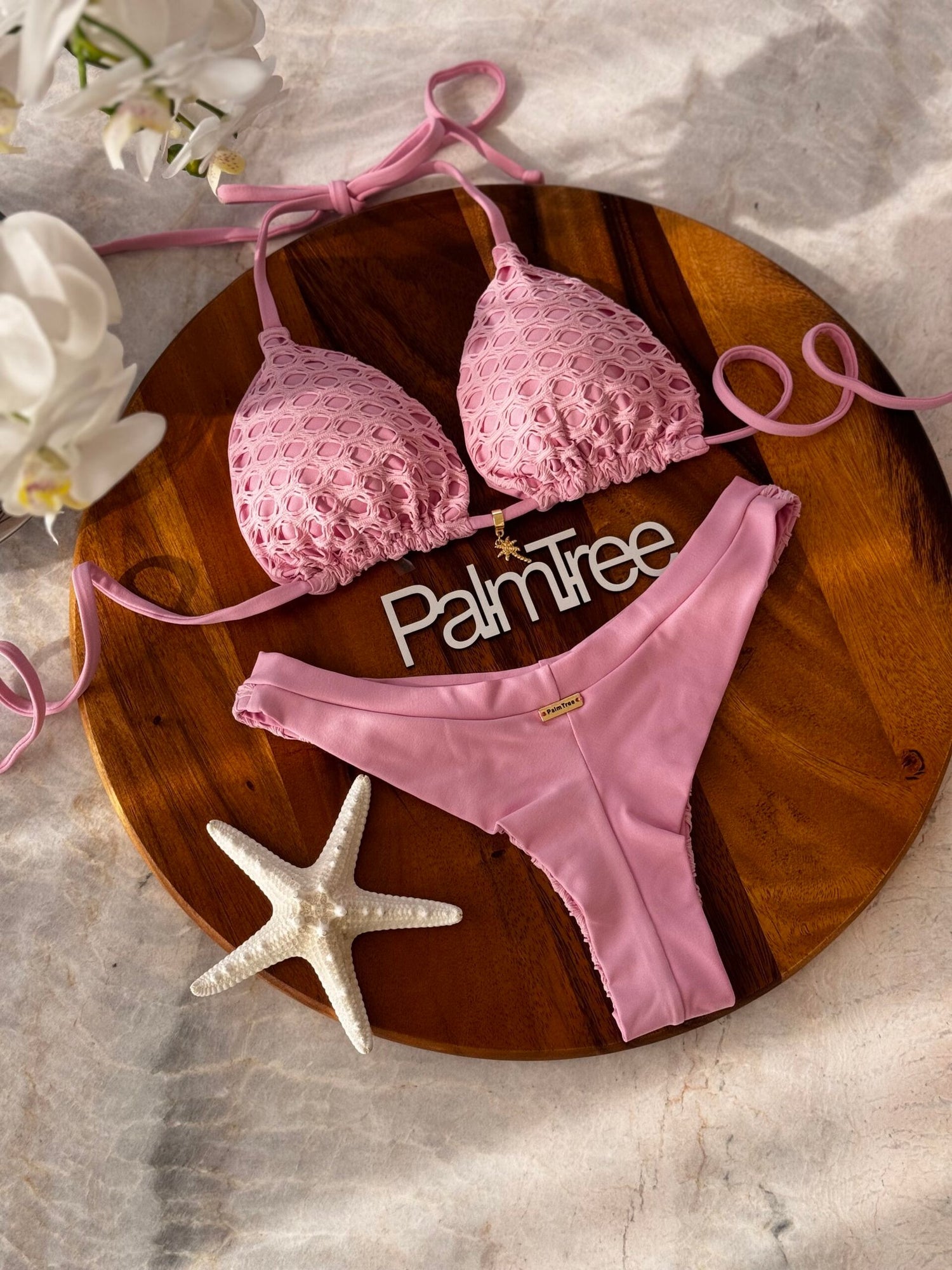Tulum Net Triangle Bikini Net Set