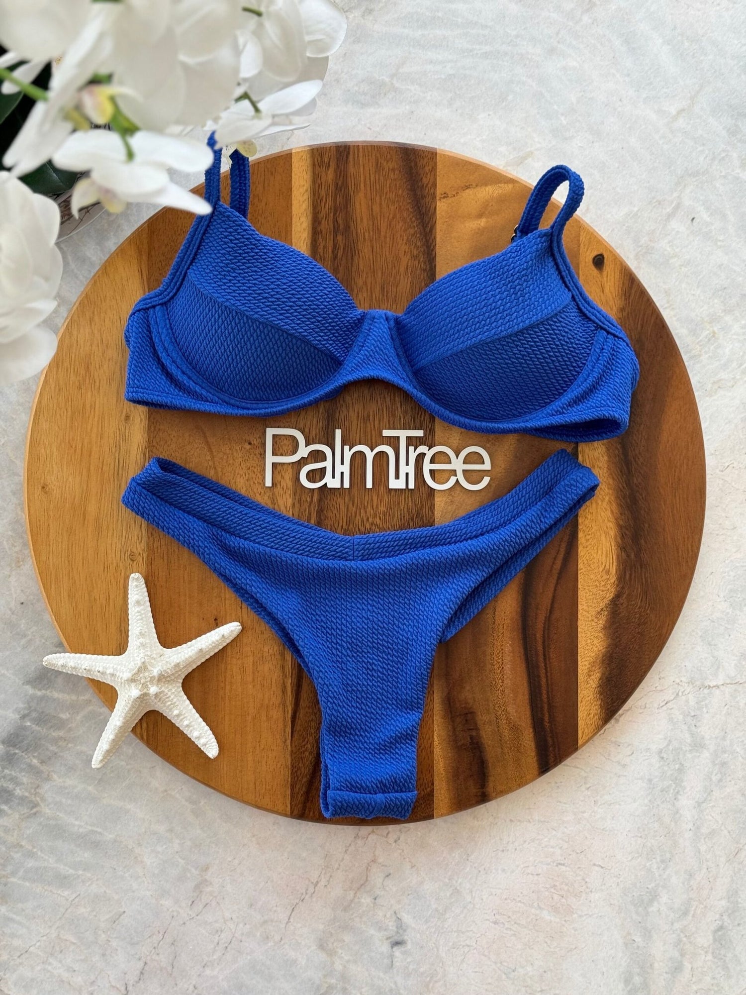 Maldives Crinkle Underwire Bra Bikini Set