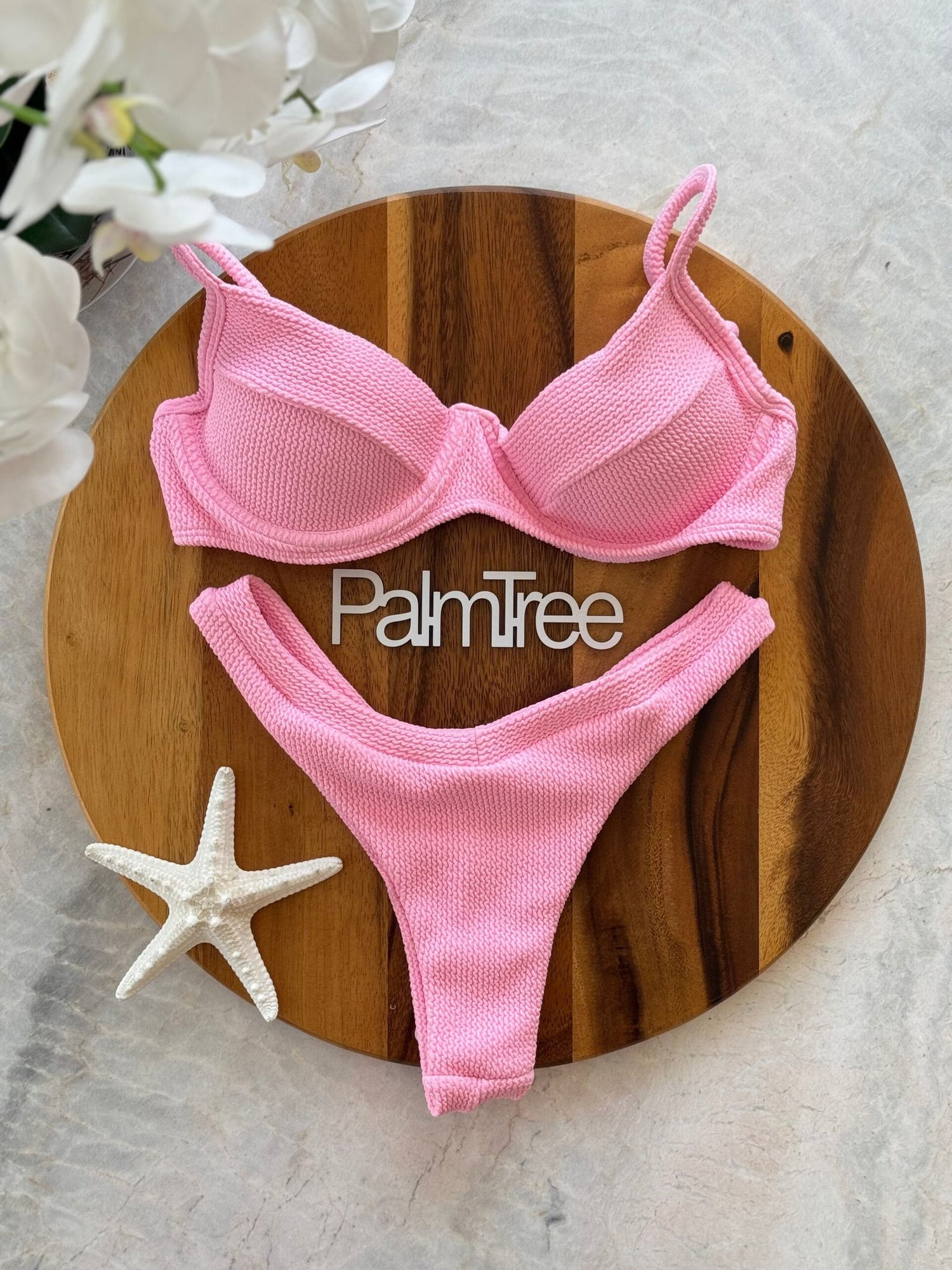 Maldives Crinkle Underwire Bra Bikini Set