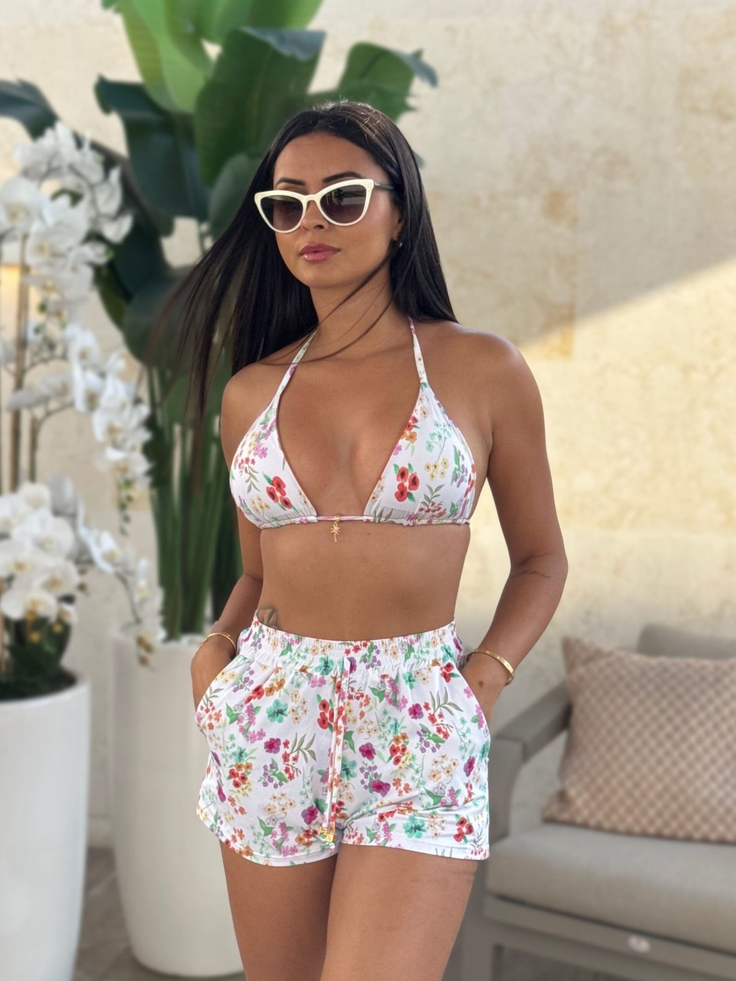 Tulum Floral Shorts
