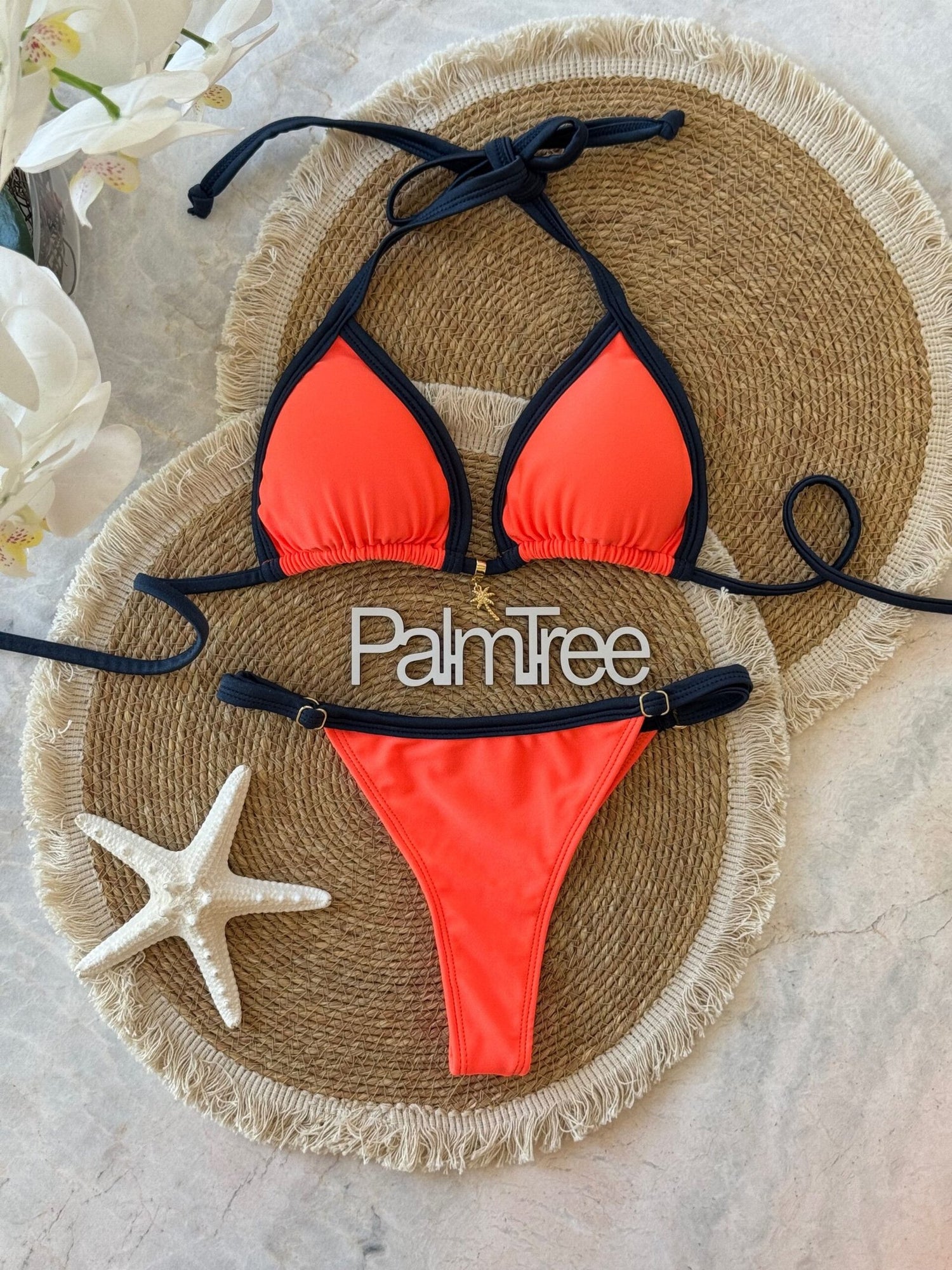 Cancun II Shimmer Triangle Bikini Set