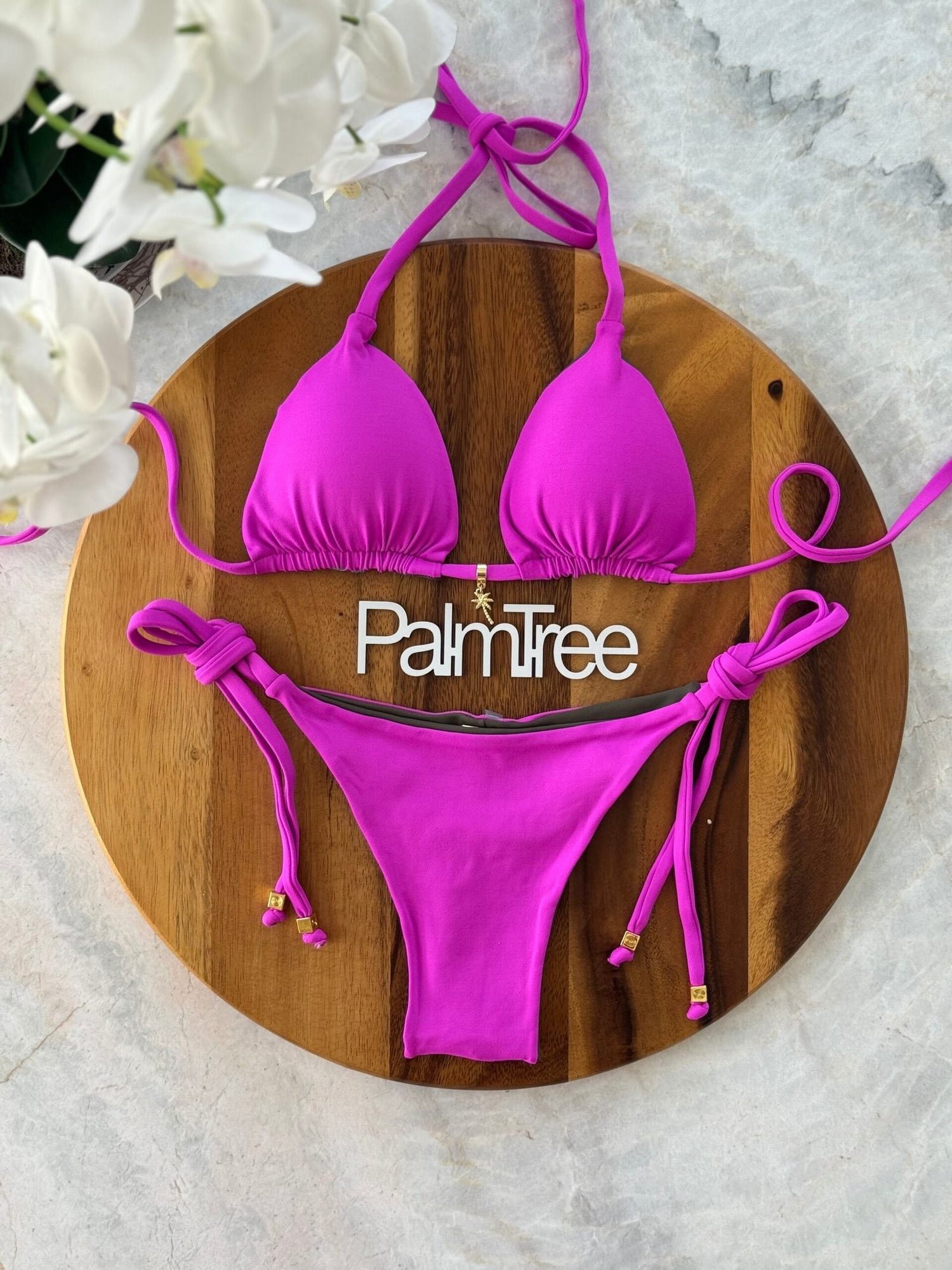 Rio Triangle Slim Tie-Side Reversible Bikini Set