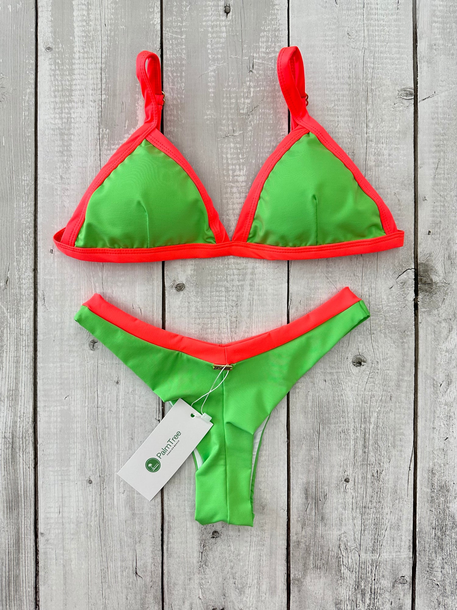 Ibiza Bicolor Triangle Bikini Set