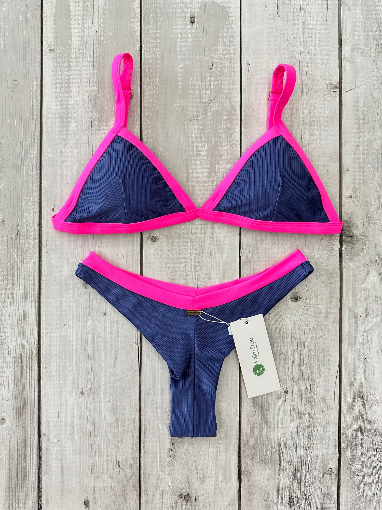 Ibiza Bicolor Triangle Bikini Set