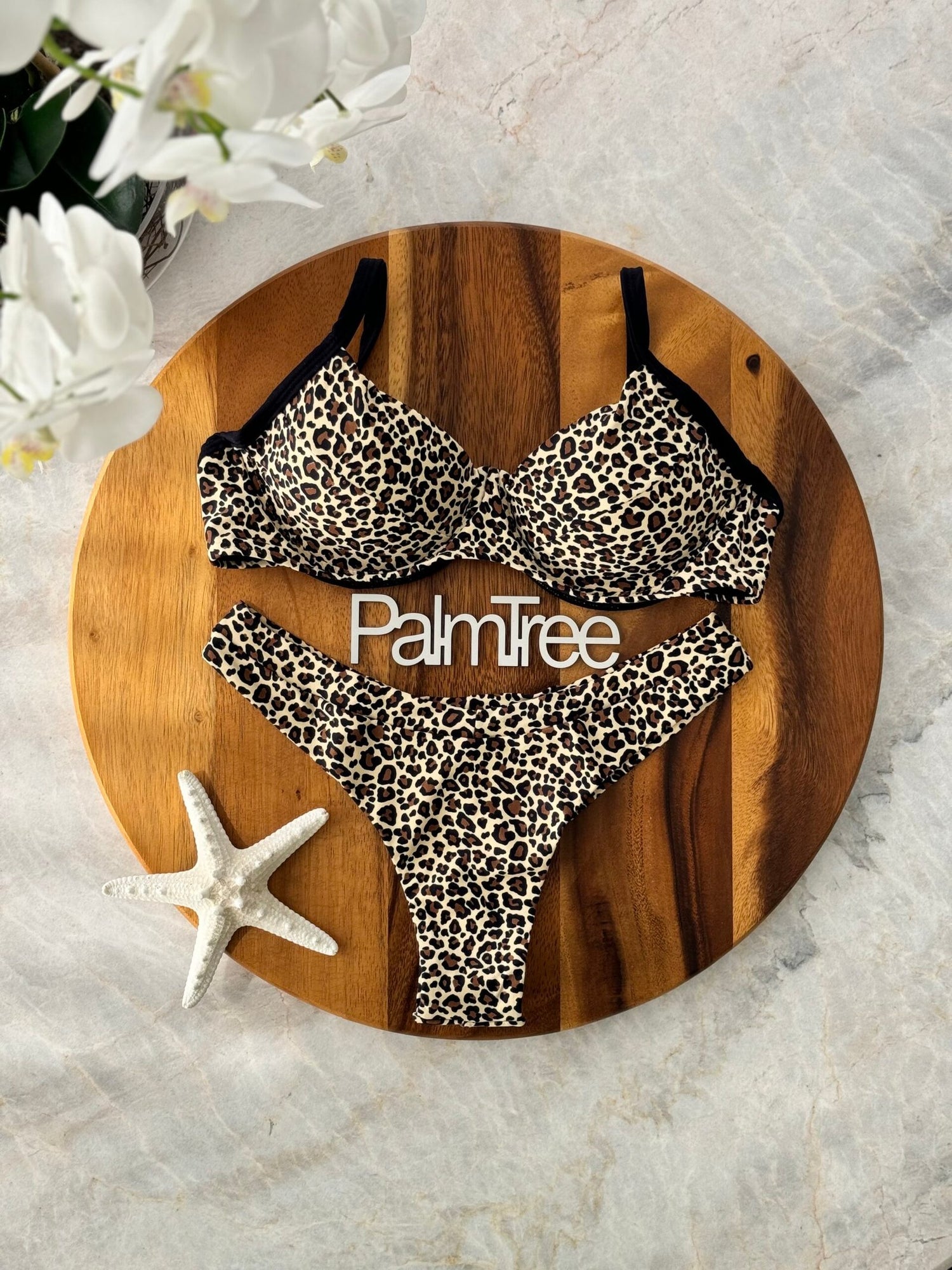 Maldives Animal Print Underwire Bra Bikini Set