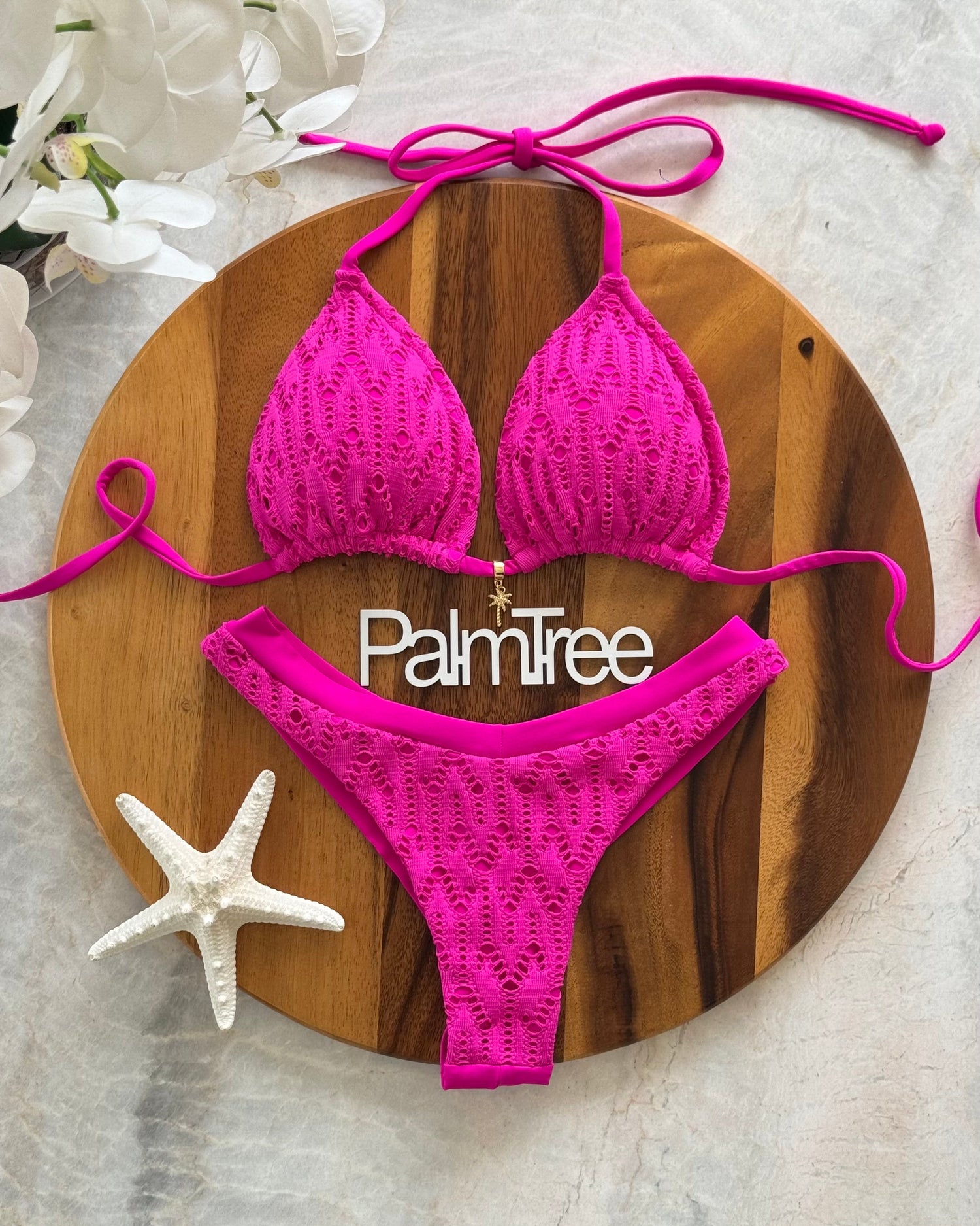 Tulum Crochet Triangle Bikini Set