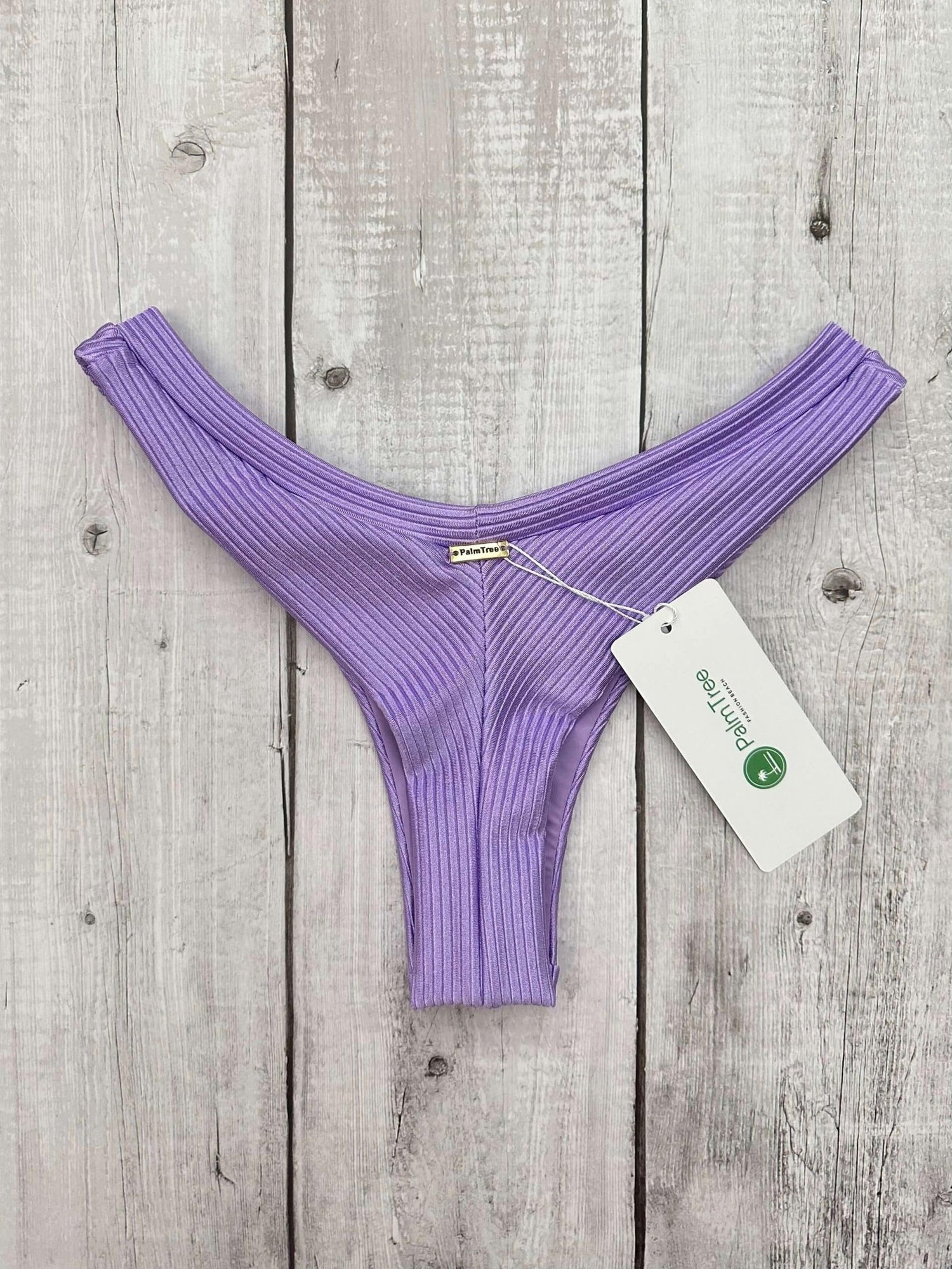 Maldives Shimmer Ribbed Underwire Bra Bikini Set