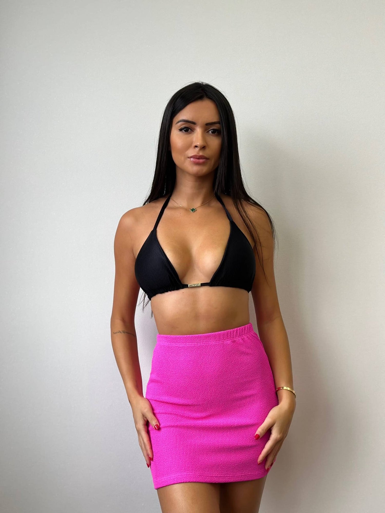 Maldives Crinkle Mini Skirt