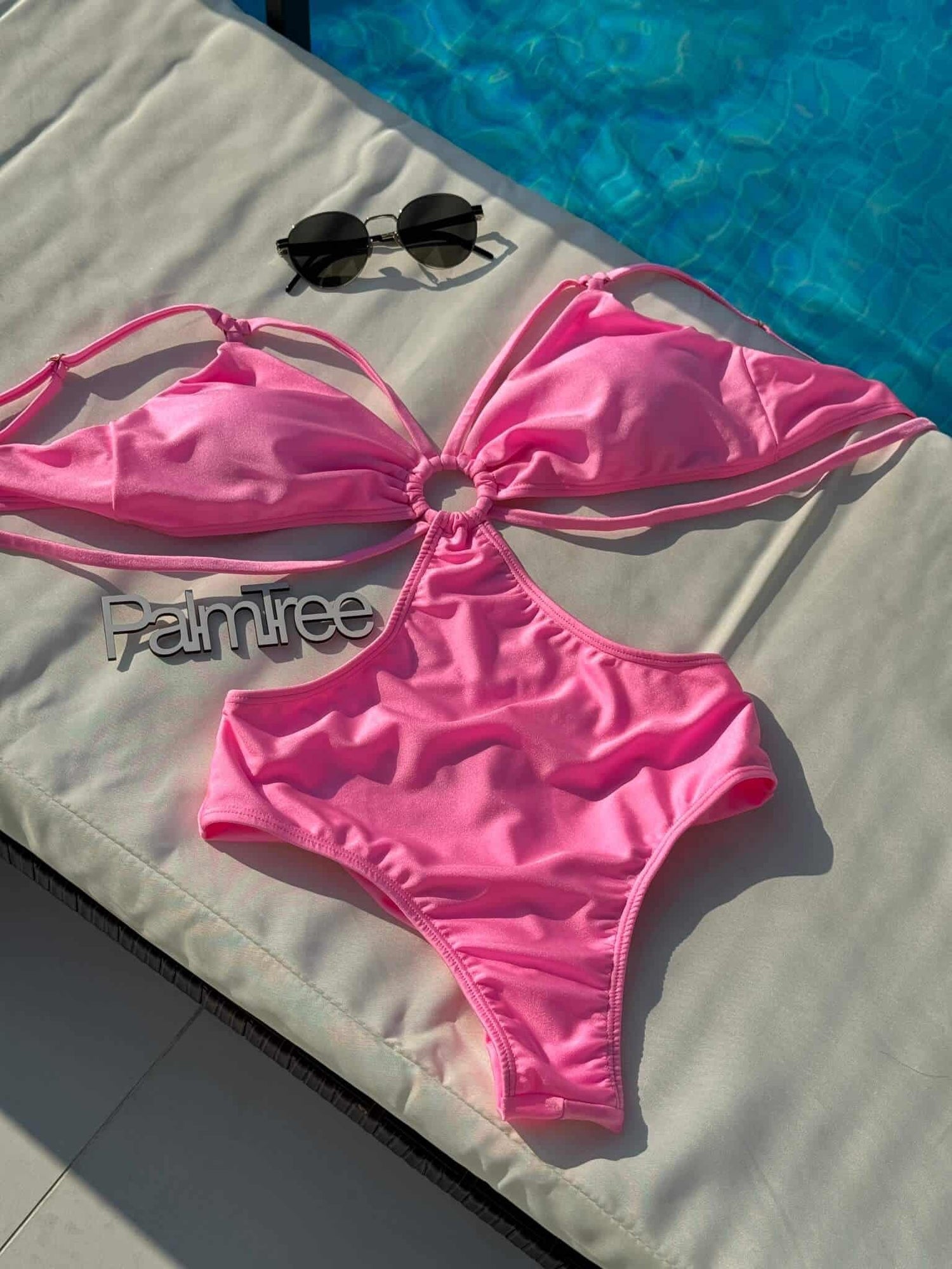 Mauritius Shimmer Cut-Out One-Piece Swimsuit