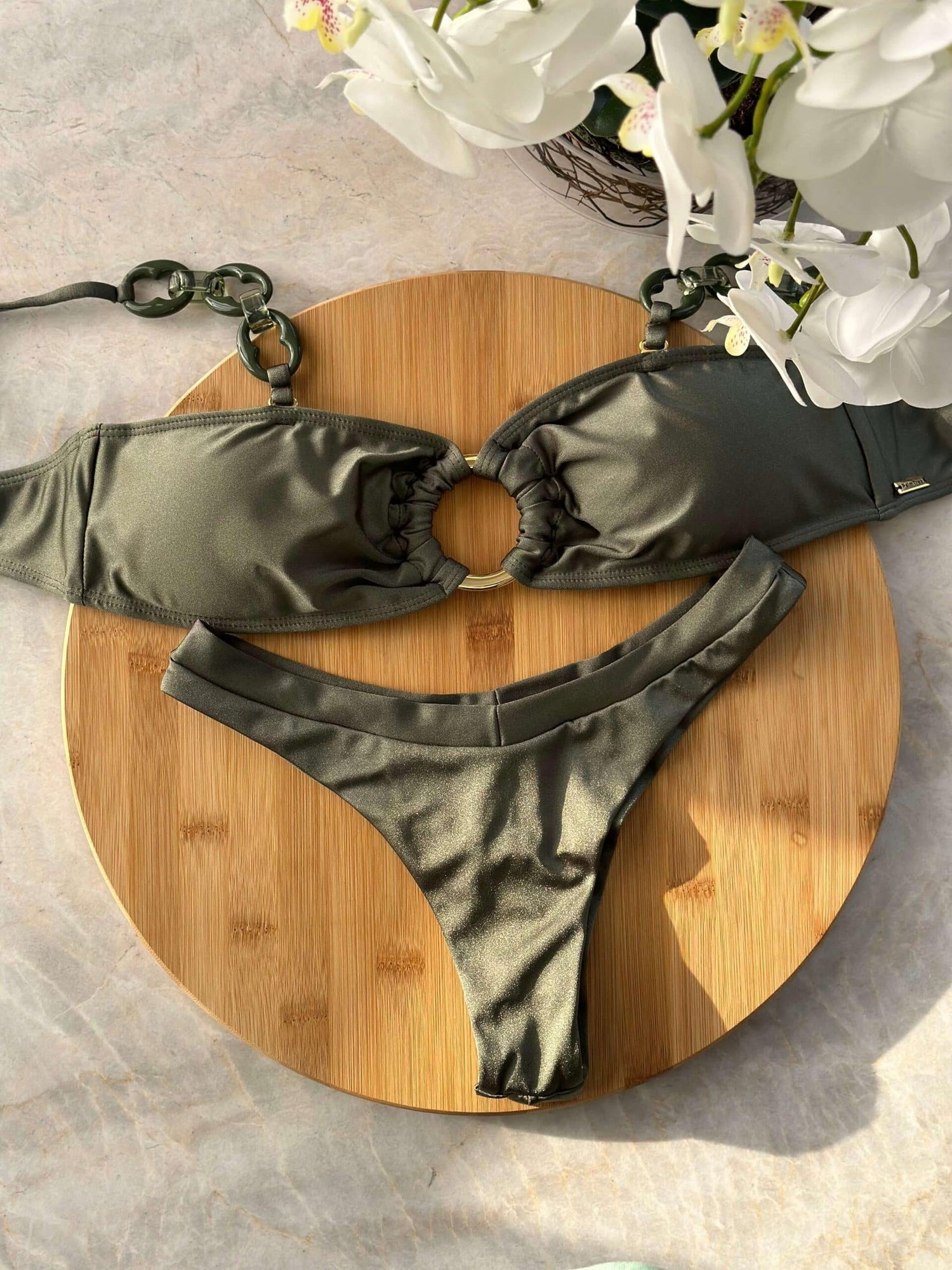 Amalfi Bandeau Bikini Set