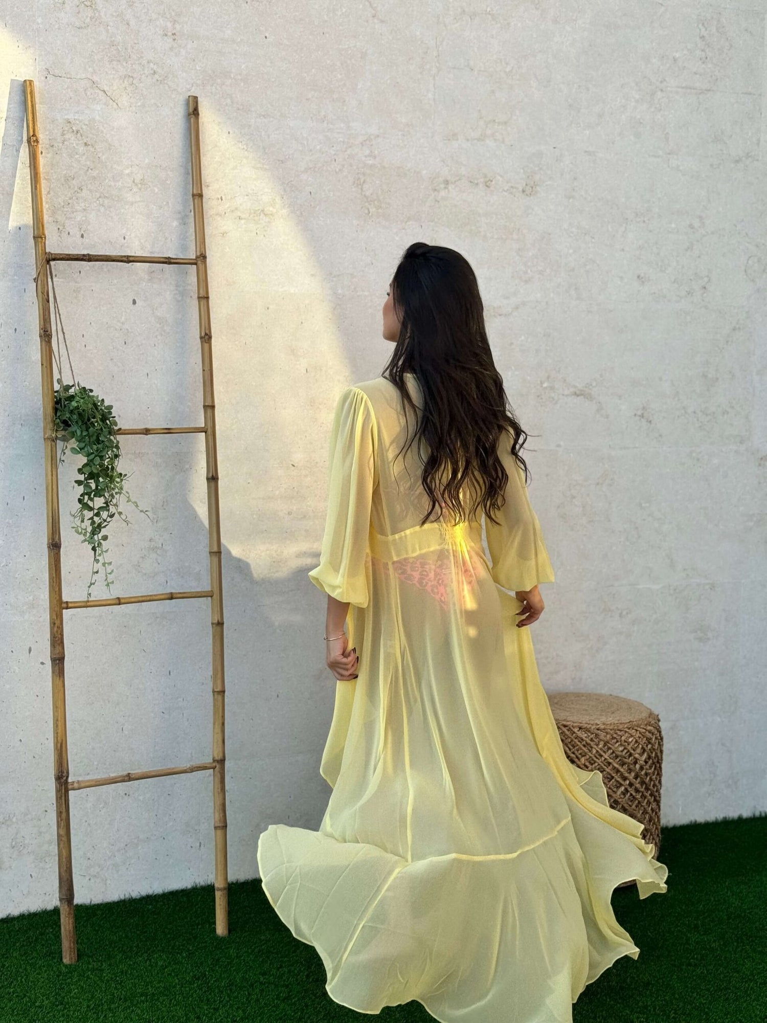 Fiji Beach Dress Sheer Silk Chiffon
