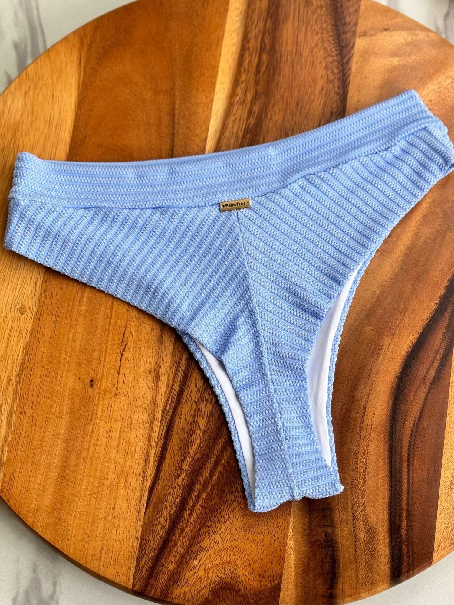 Mykonos Textured Slim Hot Pants Bra Bikini Set