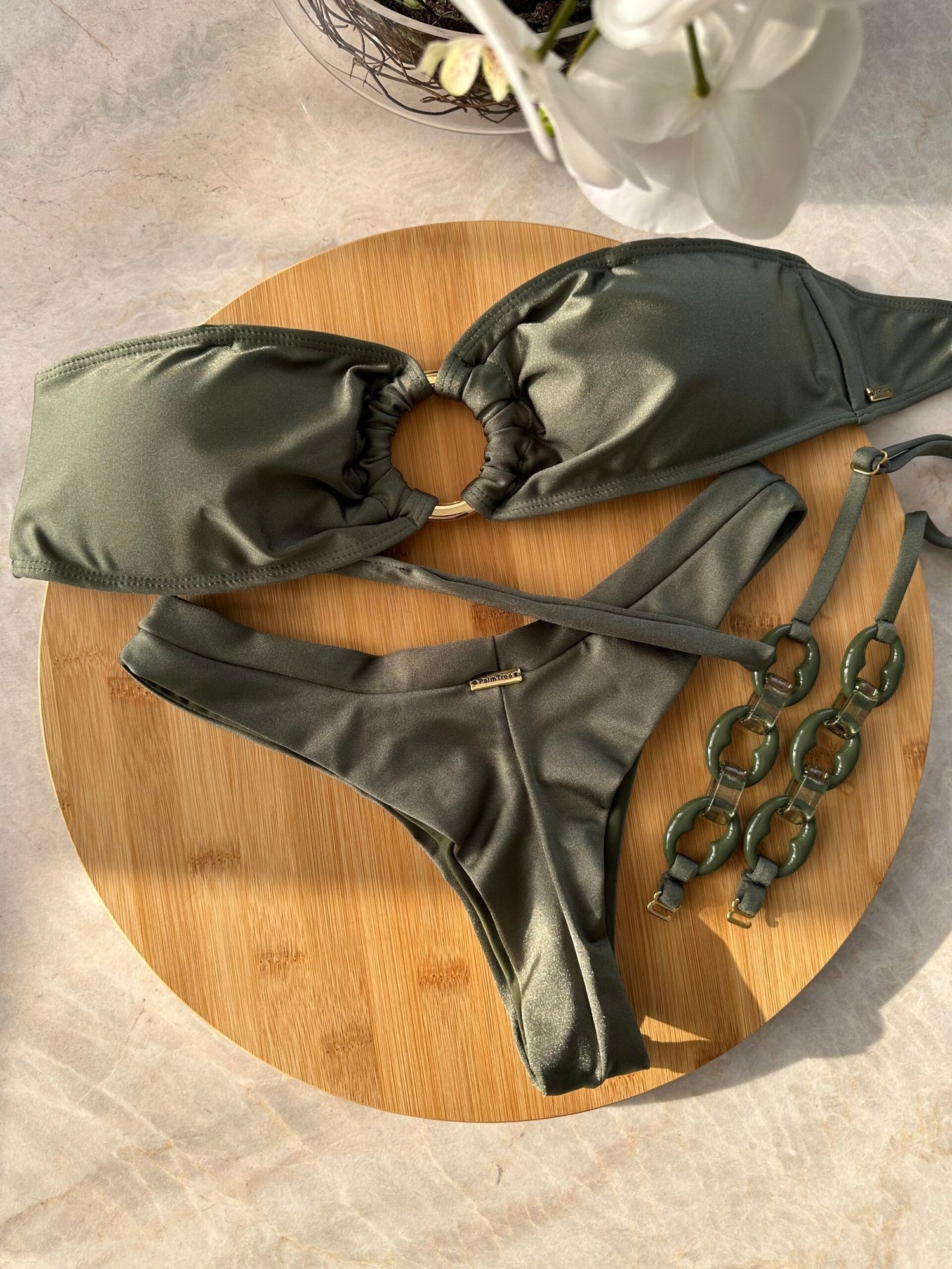 Amalfi Bandeau Bikini Set