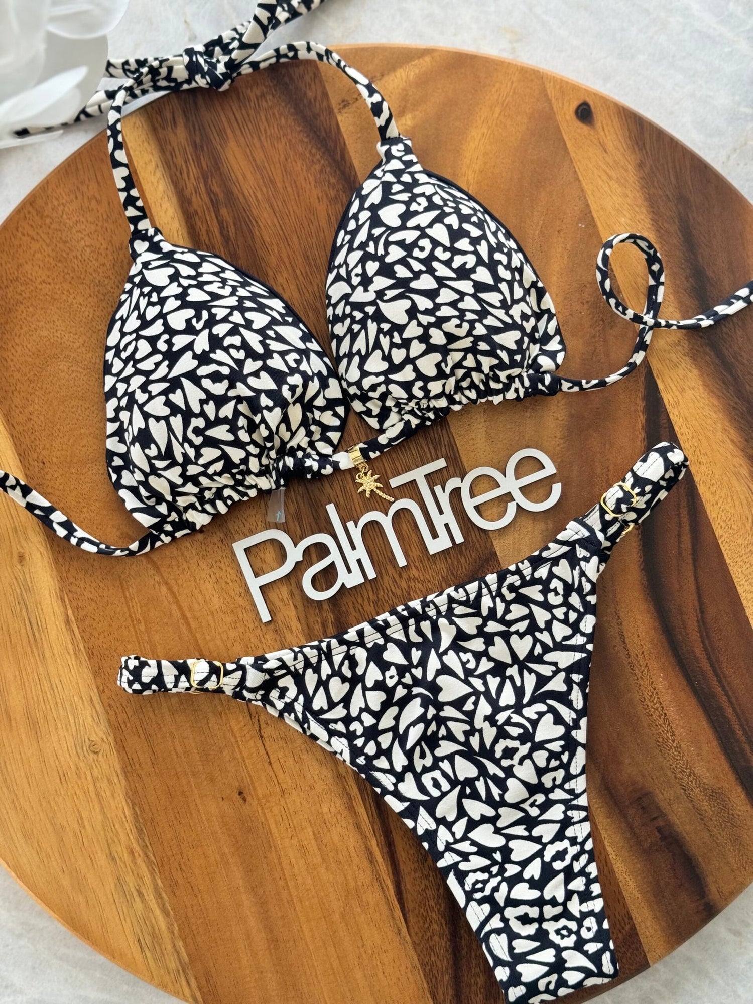 Cancun Printed Triangle Bikini Set