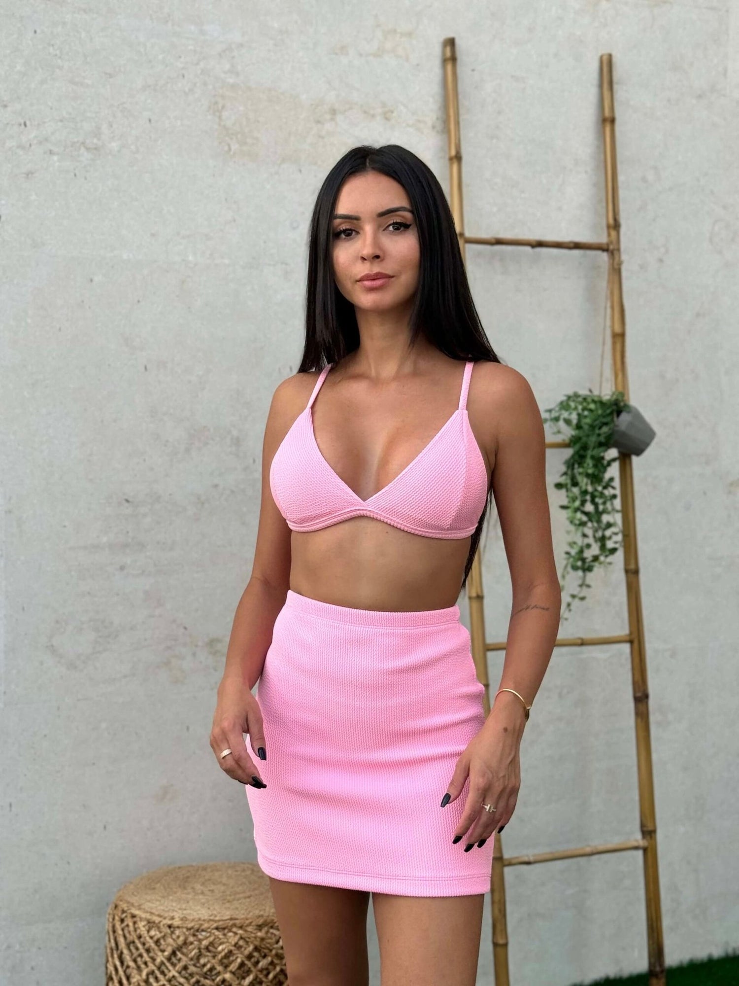 Maldives Crinkle Mini Skirt