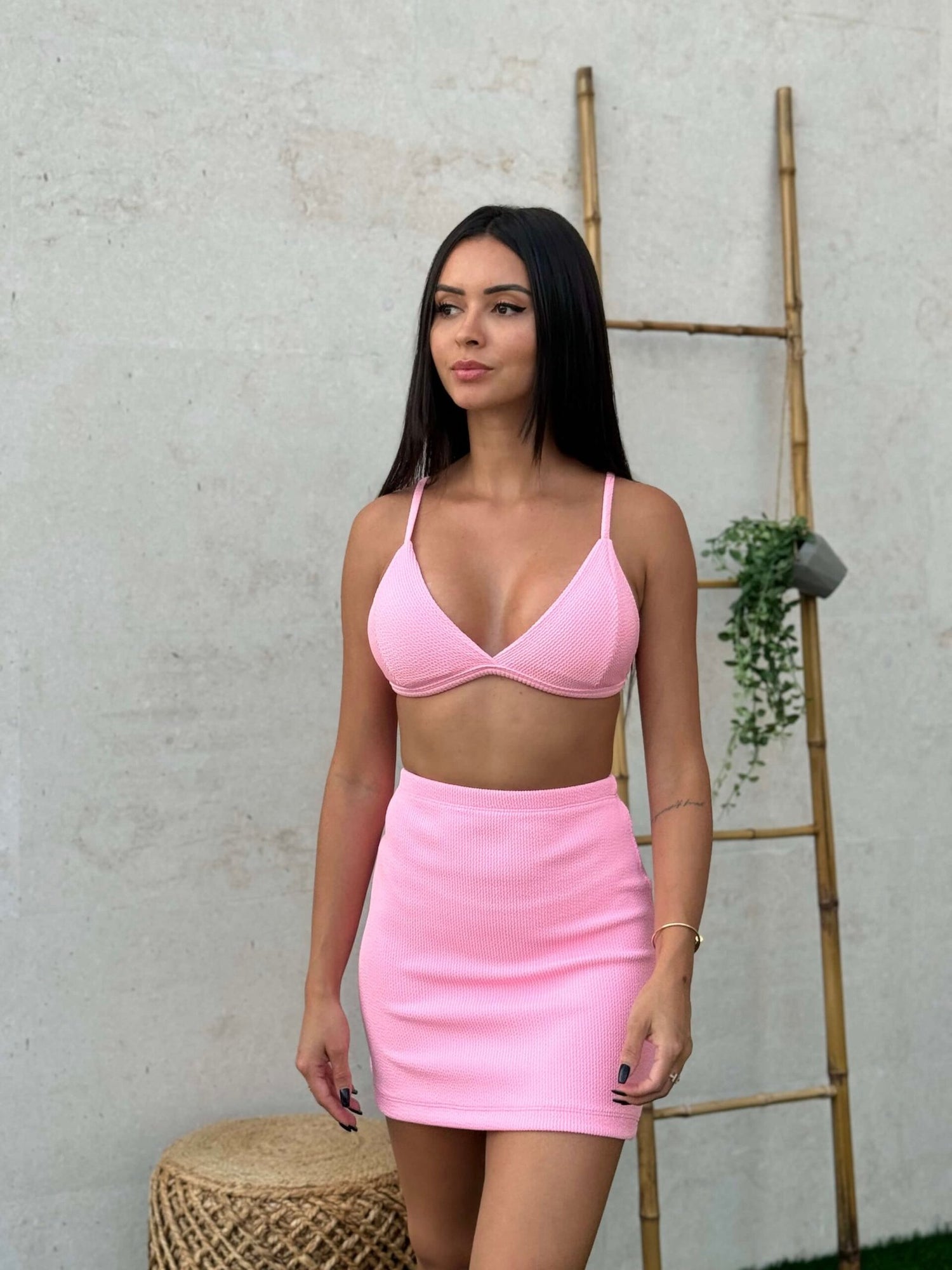 Maldives Crinkle Mini Skirt